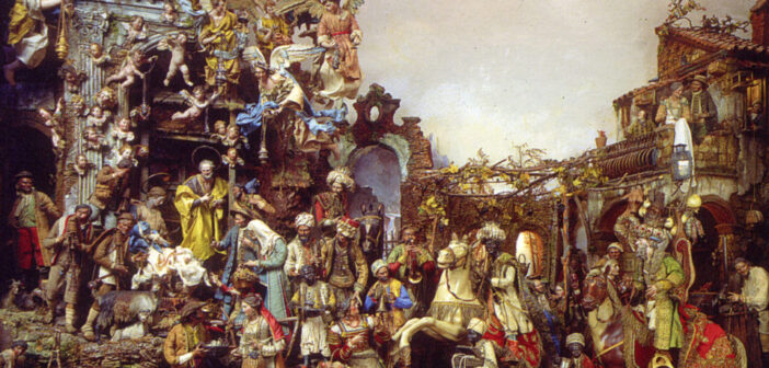 buon natale presepe natalizie